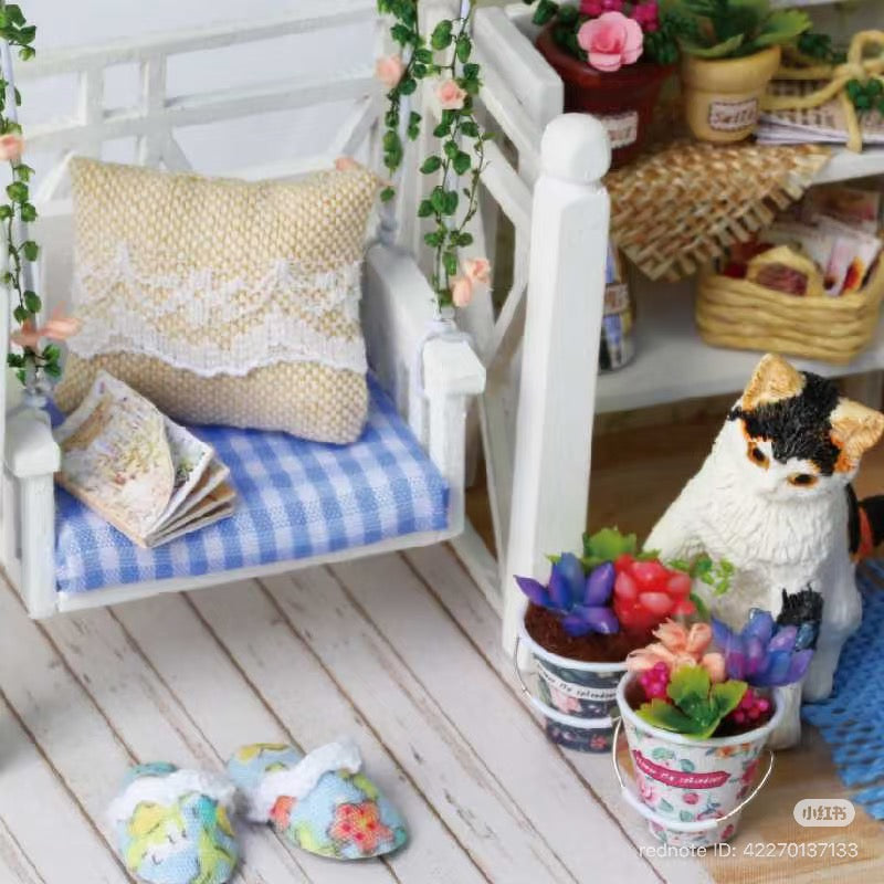 DIY Miniature Cat House