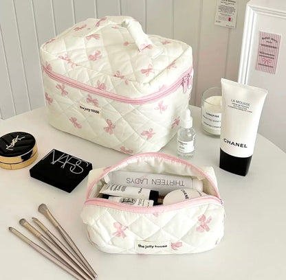 Quilted Makeup Bag